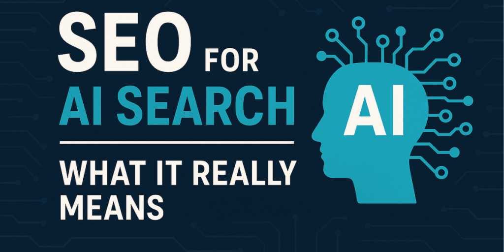 SEO for AI Search – optimizing websites and content for Google AI Overviews and future search trends.
