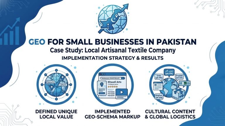 GEO for Small Businesses in Pakistan: A Practical Case Study